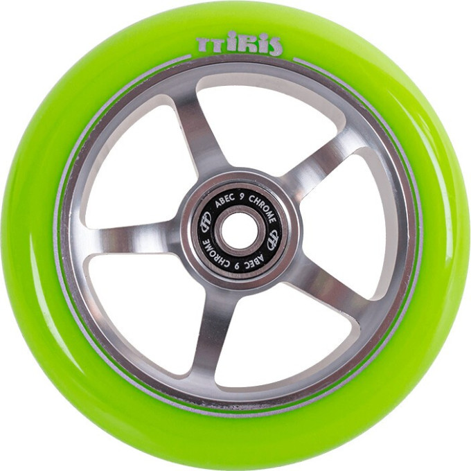 Колесо TECH TEAM для самоката X-Treme 110*24мм, Iris, green NN010614