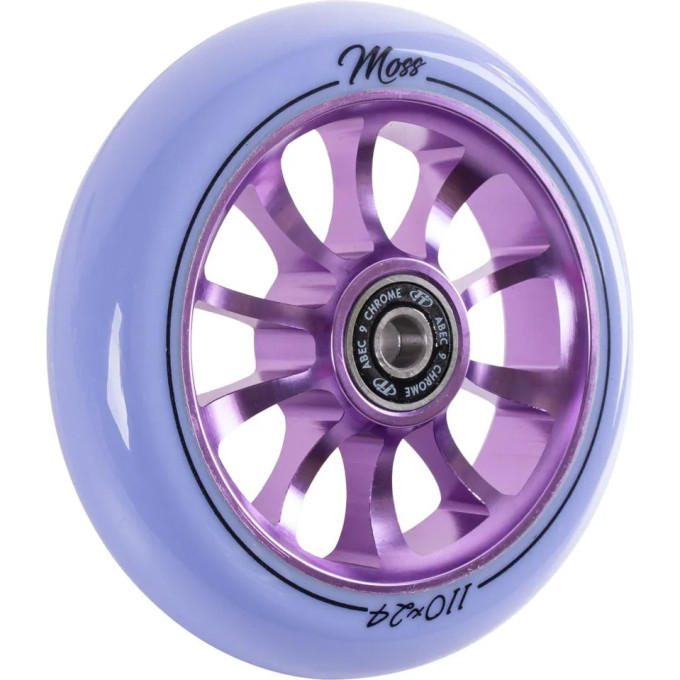 Колесо TECH TEAM для самоката X-Treme 110*24мм, Moss, purple NN010599