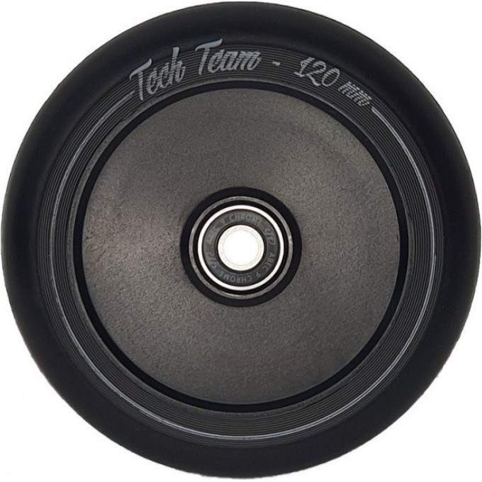 Колесо TECH TEAM для самоката X-Treme 120*24 мм Hollow (Harpy) black chrome NN004239